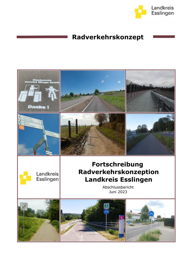 Ergebnisbericht Fortschreibung des Radverkehrskonzeptes Landkreis Esslingen
